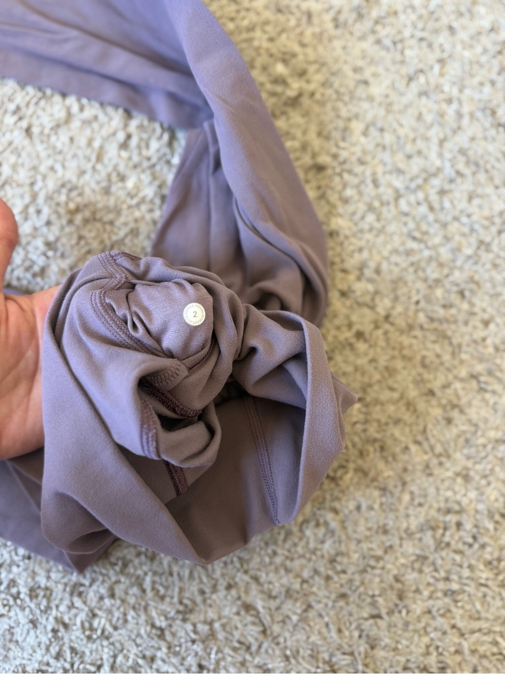 Lululemon Purple Leggings - Picture 4 of 6